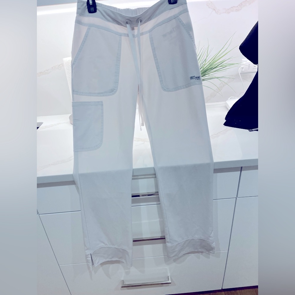Greys anatomy scrub pants- white xsmall good condition